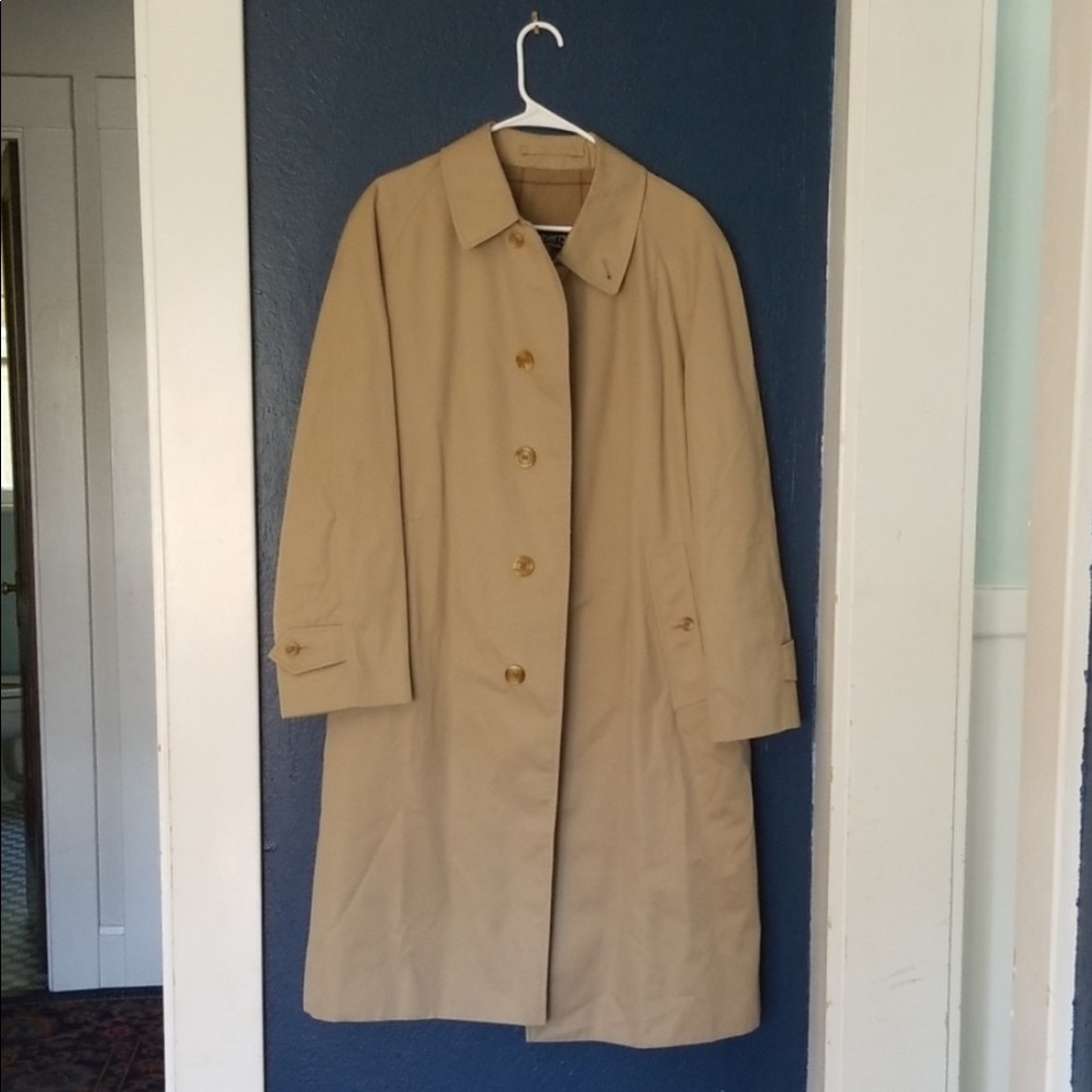 Vintage Burberry Car Coat- RARE pattern